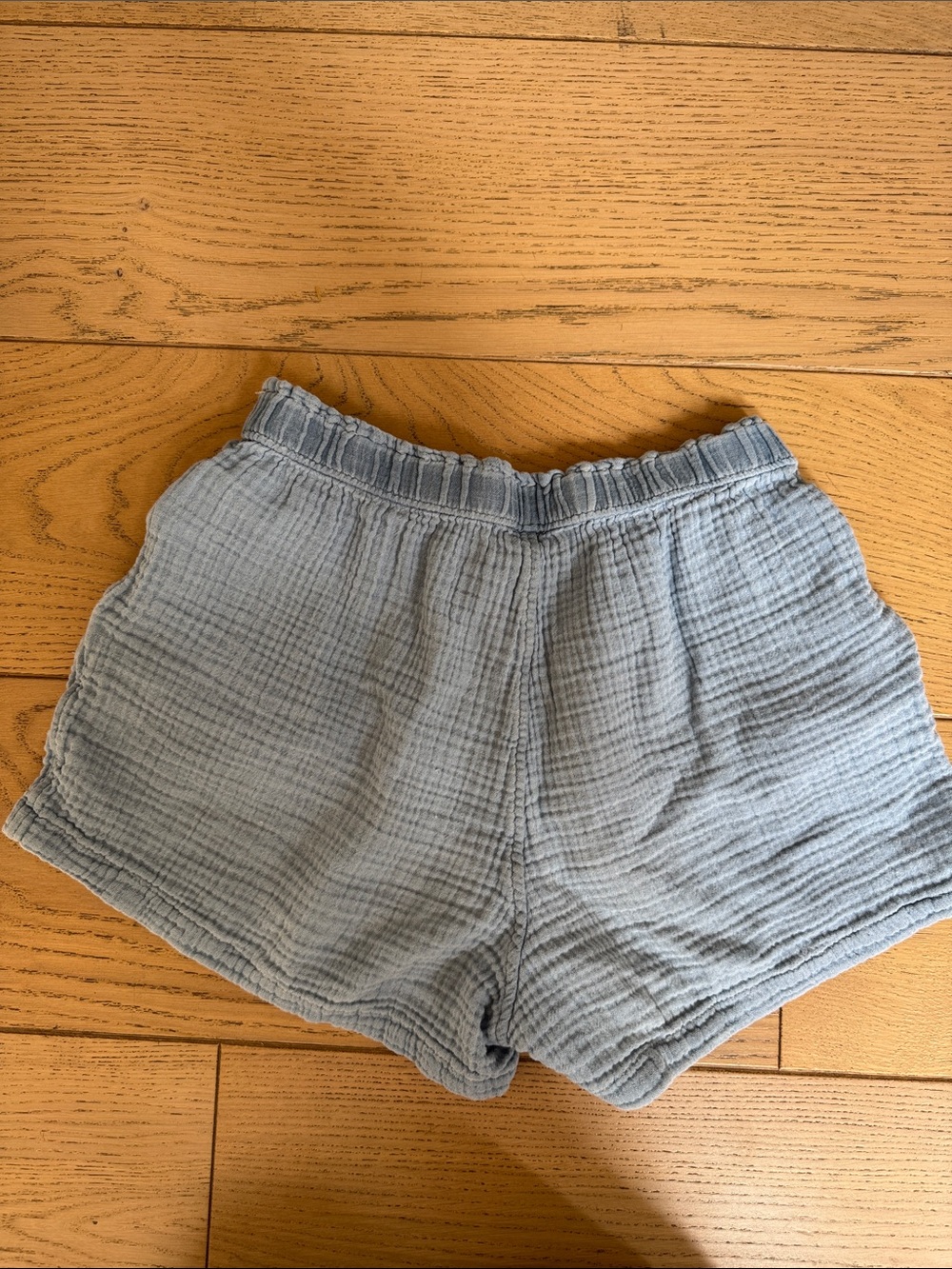 GAP Kids Light Blue Gauze Elastic Waist Athletic Shorts - Picture 3 of 7